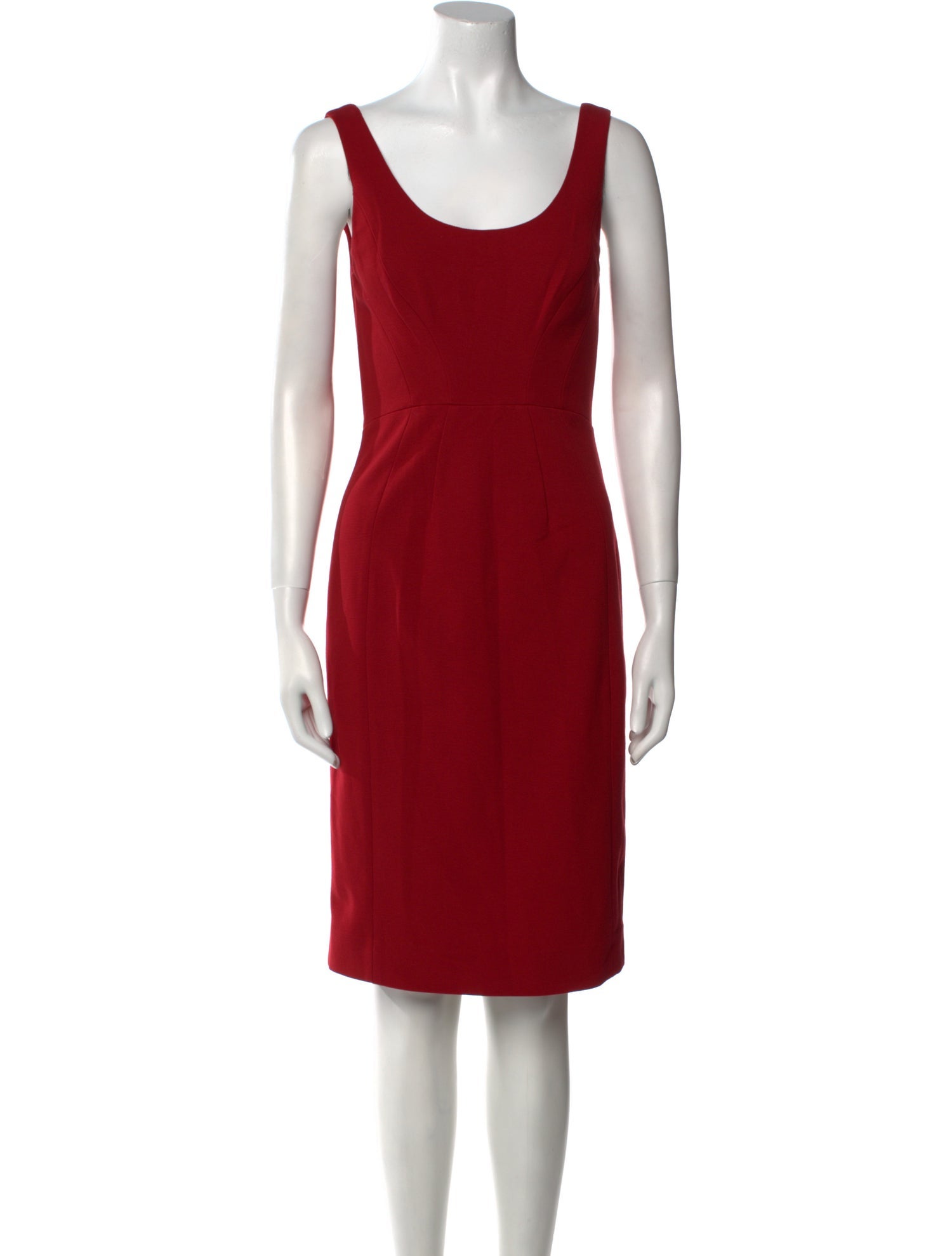 Diane von Furstenberg Scoop Neck Knee-Length Dress
