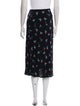 Diane von Furstenberg Floral Print Midi Length Skirt