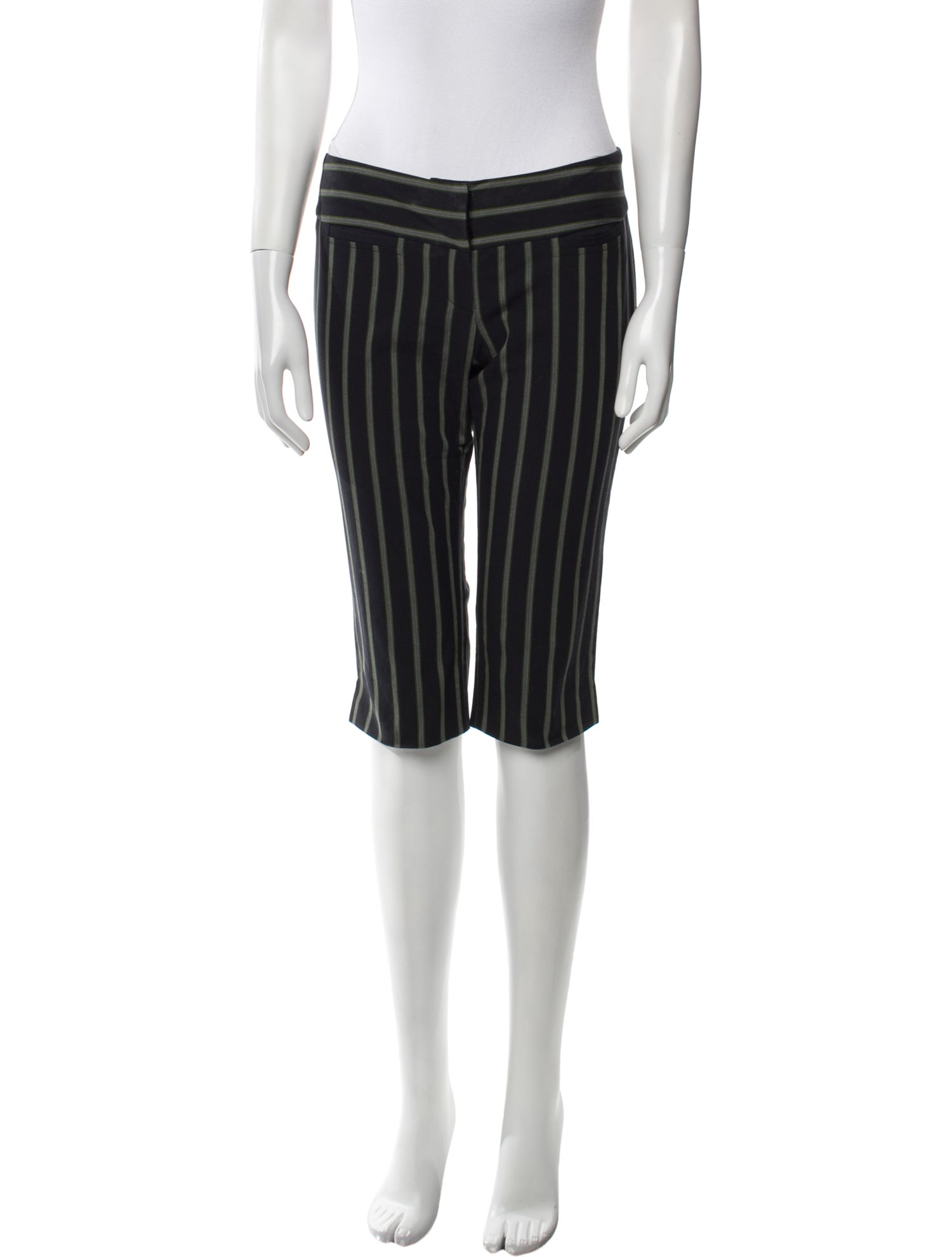Diane von Furstenberg Striped Knee-Length Shorts