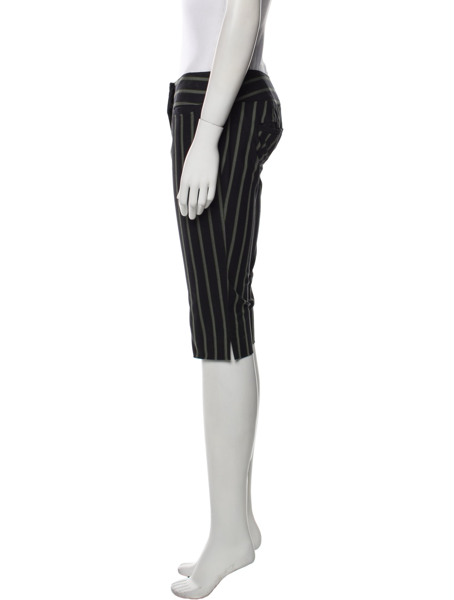 Diane von Furstenberg Striped Knee-Length Shorts