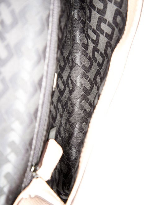 Diane von Furstenberg Embossed Leather Clutch