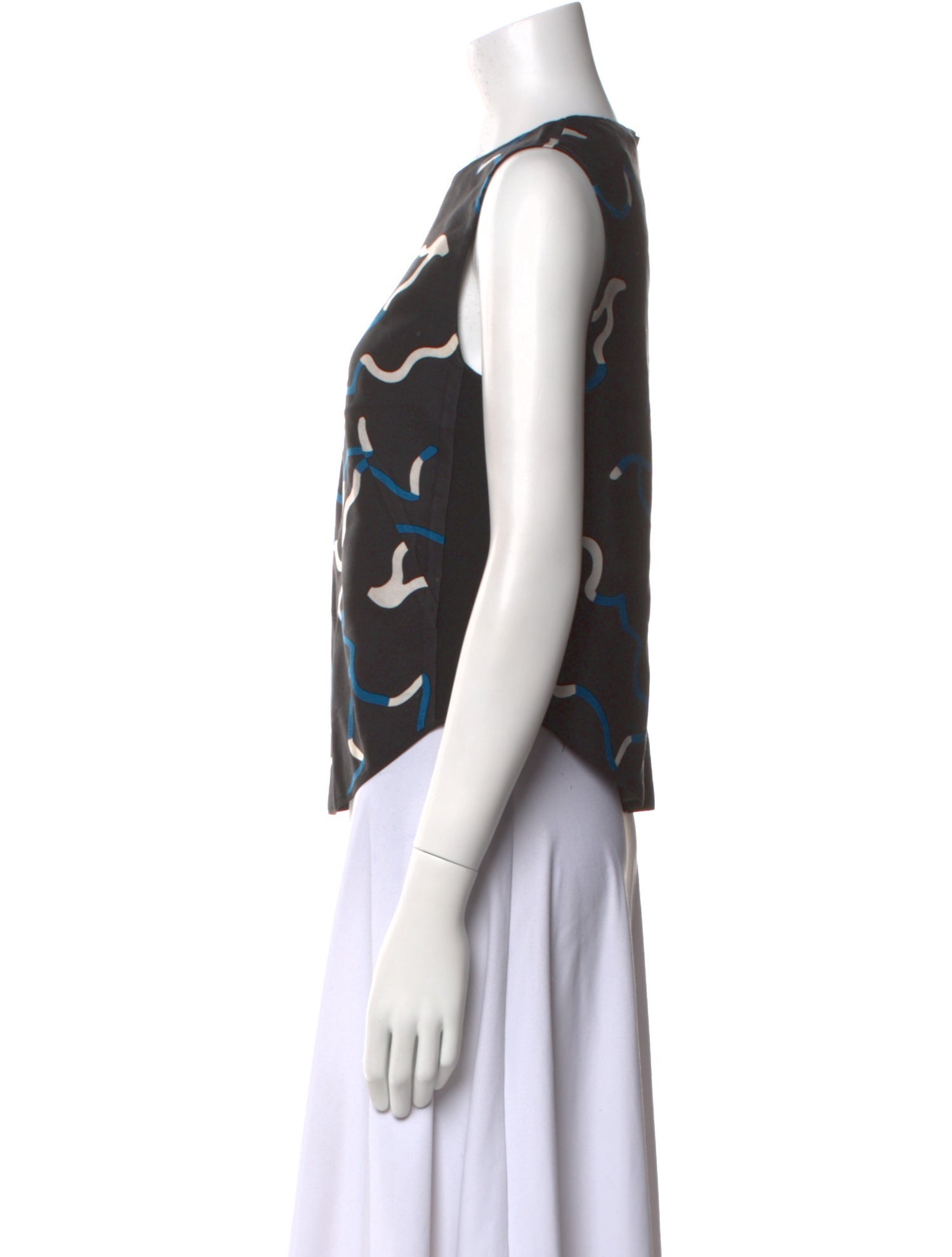 Diane von Furstenberg Wool Printed Top