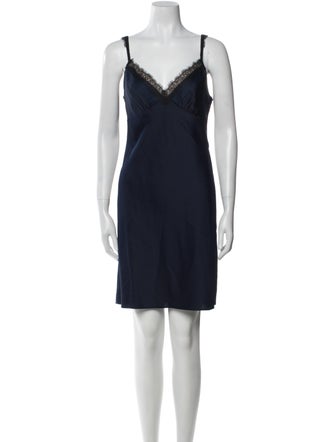 Diane von Furstenberg V-Neck Mini Dress