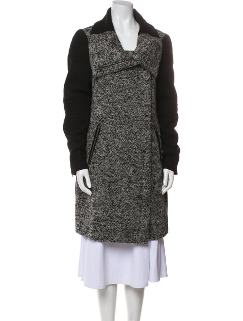 Diane von Furstenberg Wool Tweed Pattern Coat