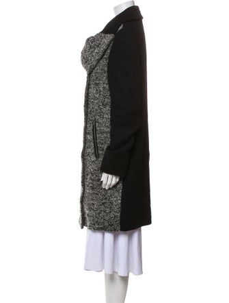 Diane von Furstenberg Wool Tweed Pattern Coat