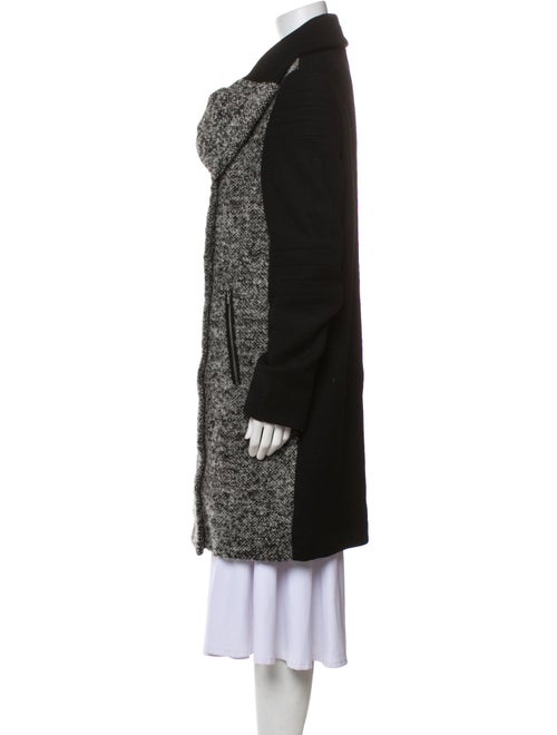 Diane von Furstenberg Wool Tweed Pattern Coat