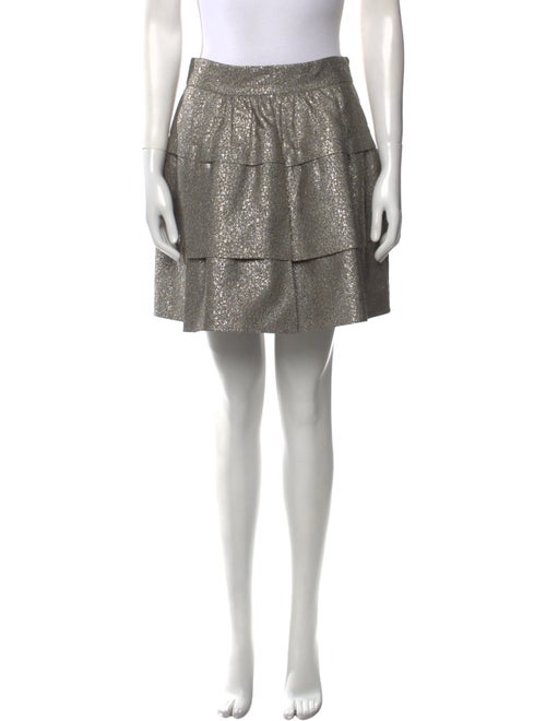 Diane von Furstenberg Ruffle Embellishment Mini Skirt