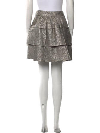 Diane von Furstenberg Ruffle Embellishment Mini Skirt