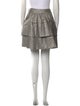 Diane von Furstenberg Ruffle Embellishment Mini Skirt