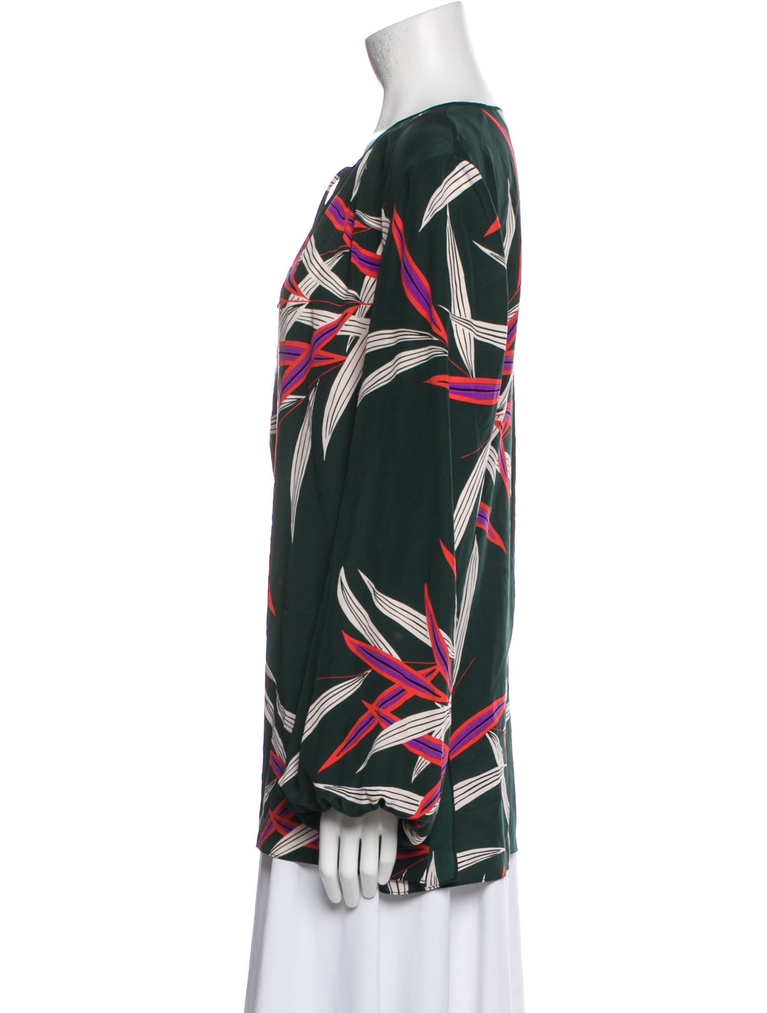 Diane von Furstenberg Silk Printed Tunic