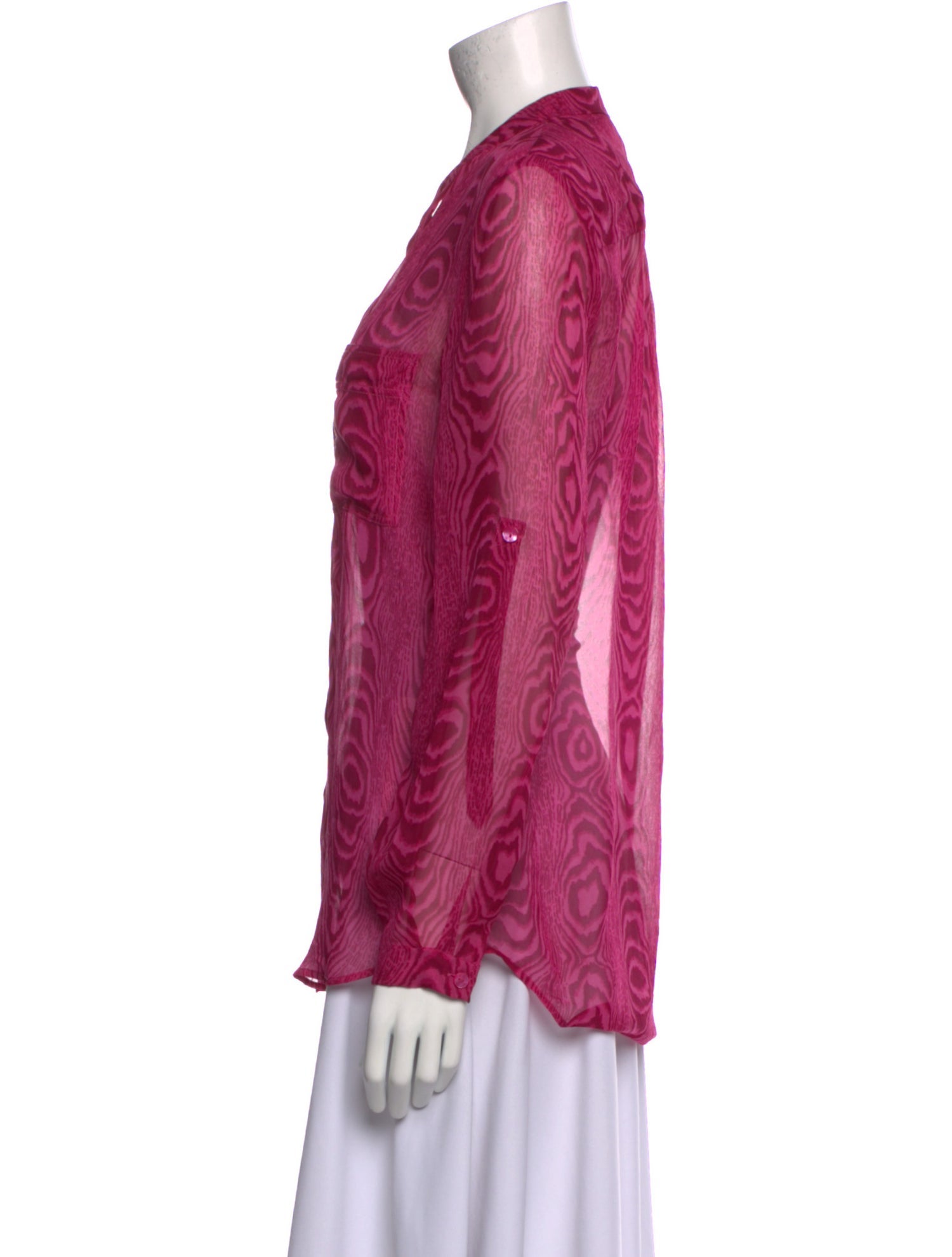 Diane von Furstenberg Silk Printed Blouse