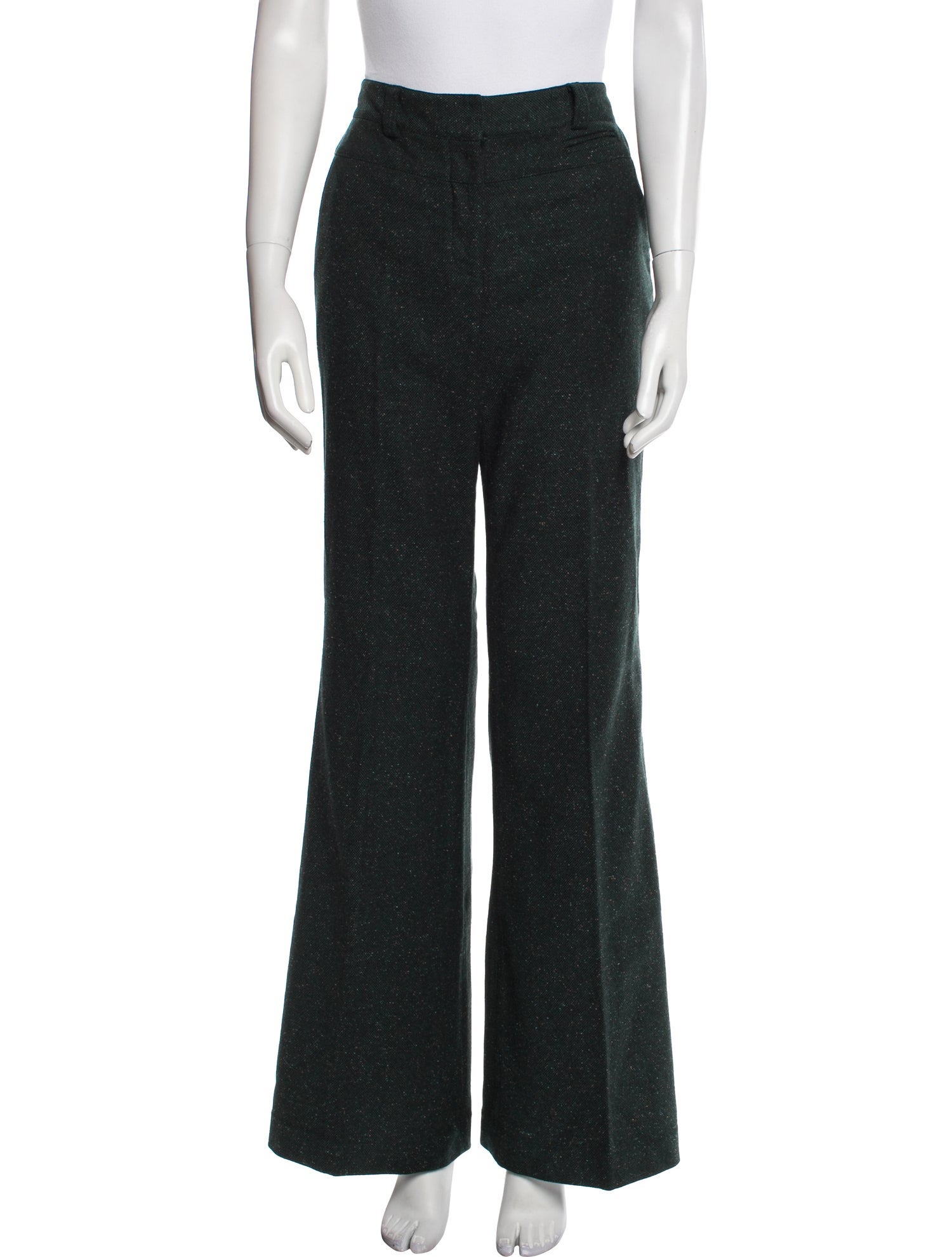 Diane von Furstenberg Wool Wide Leg Pants
