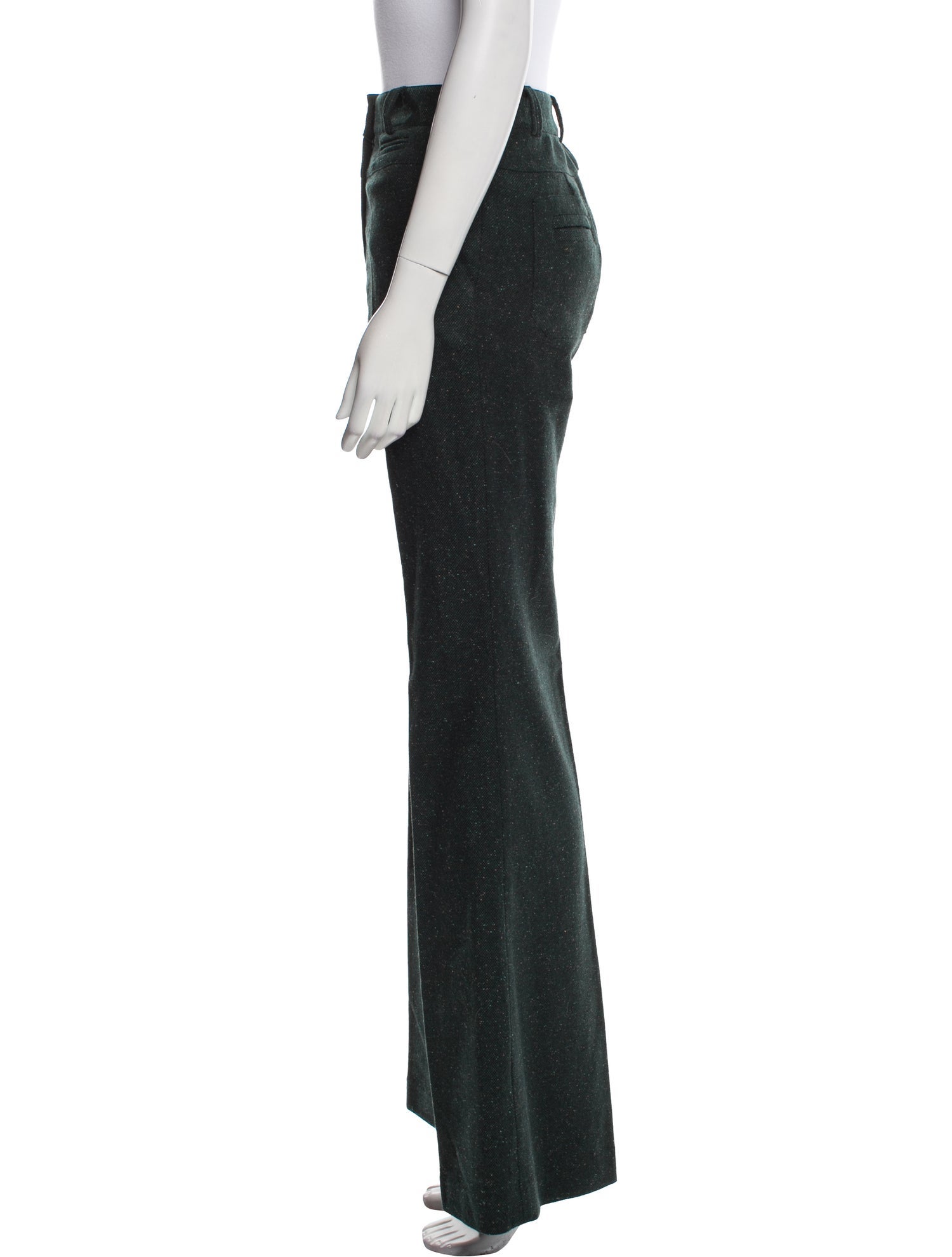 Diane von Furstenberg Wool Wide Leg Pants