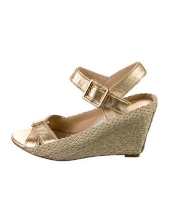 Diane von Furstenberg Leather Espadrilles