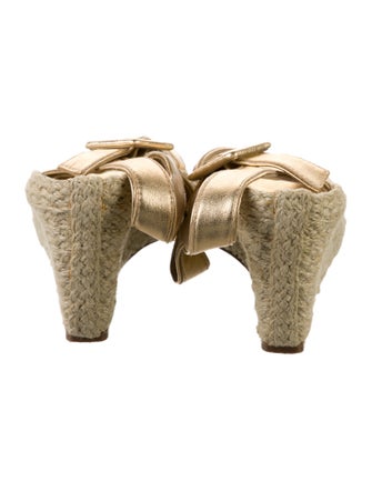 Diane von Furstenberg Leather Espadrilles