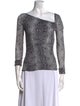 Diane von Furstenberg Silk Animal Print Top