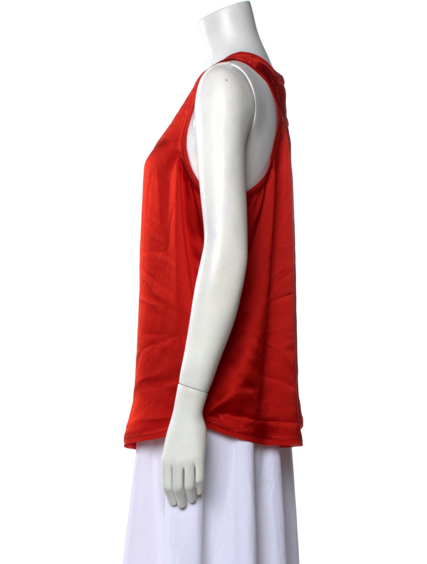 Diane von Furstenberg Silk Scoop Neck Top