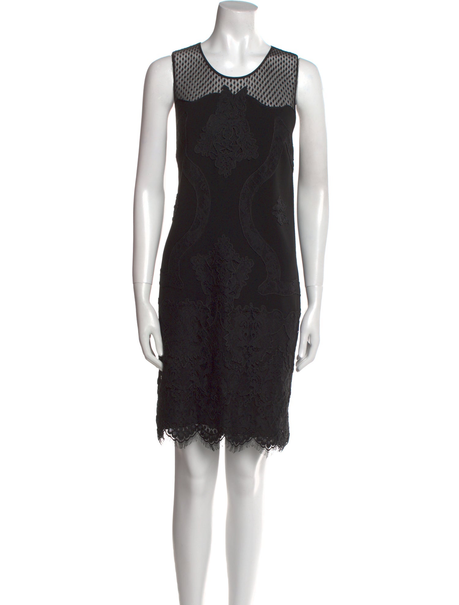Diane von Furstenberg Lace Pattern Mini Dress
