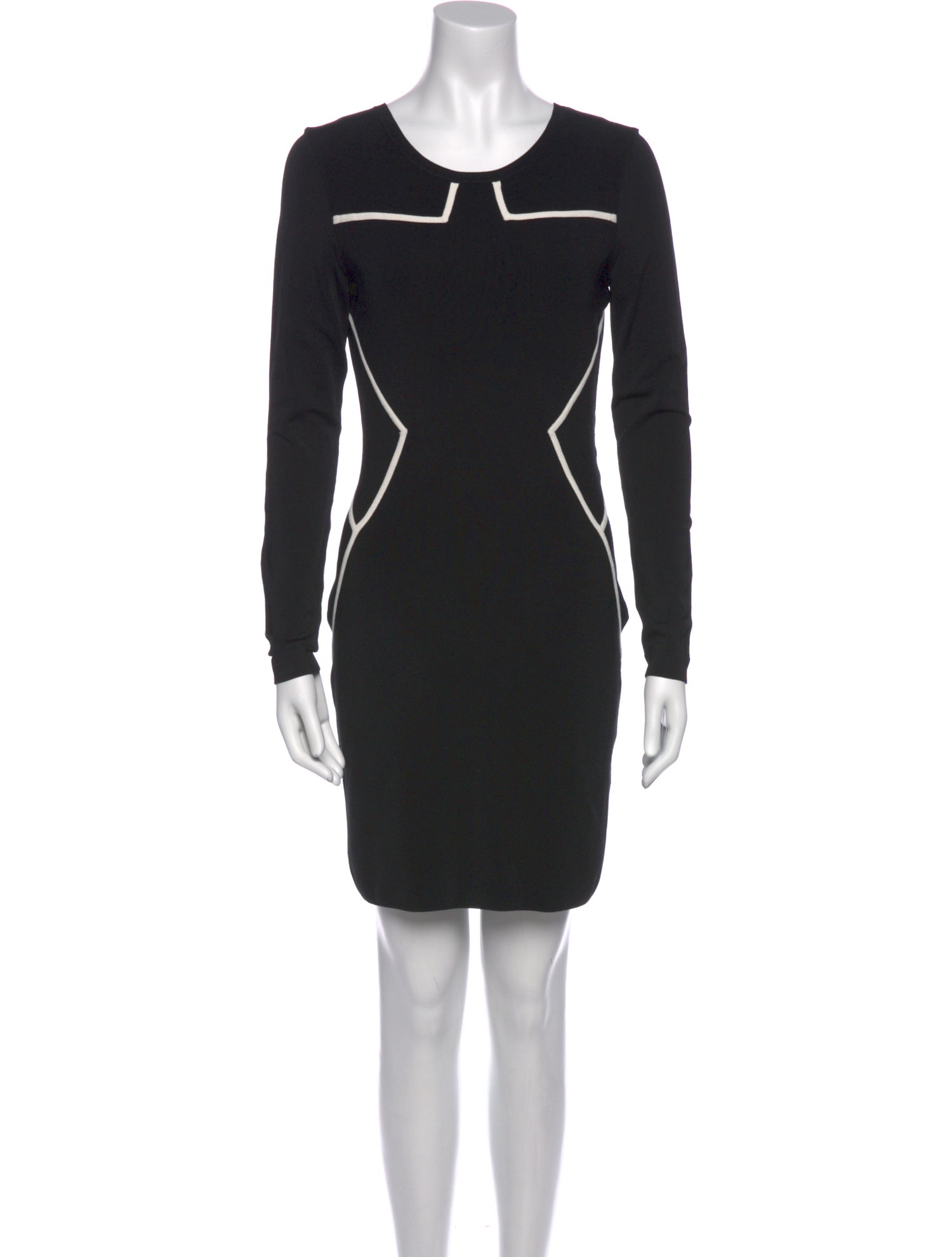 Diane von Furstenberg Crew Neck Mini Dress