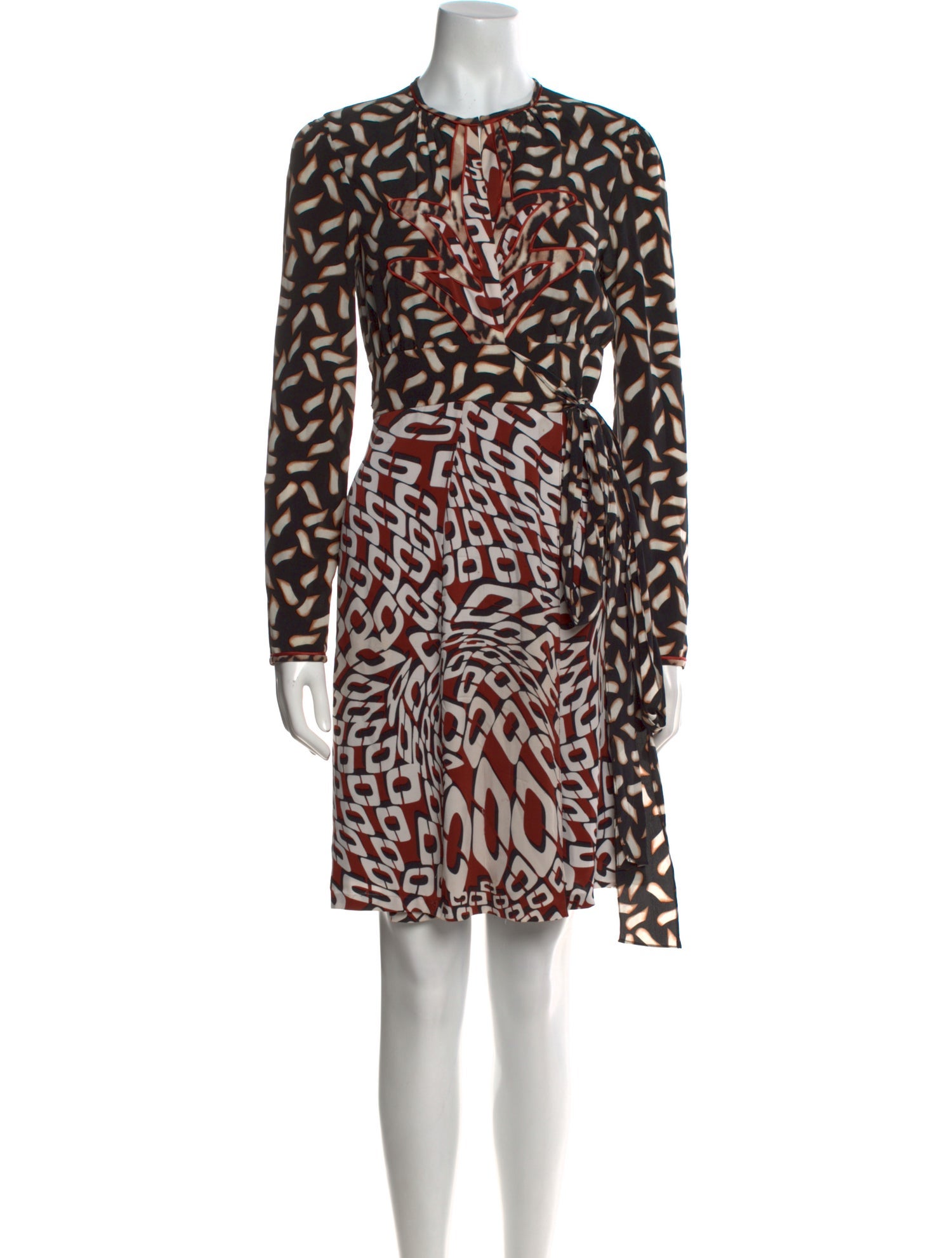 Diane von Furstenberg Silk Knee-Length Dress