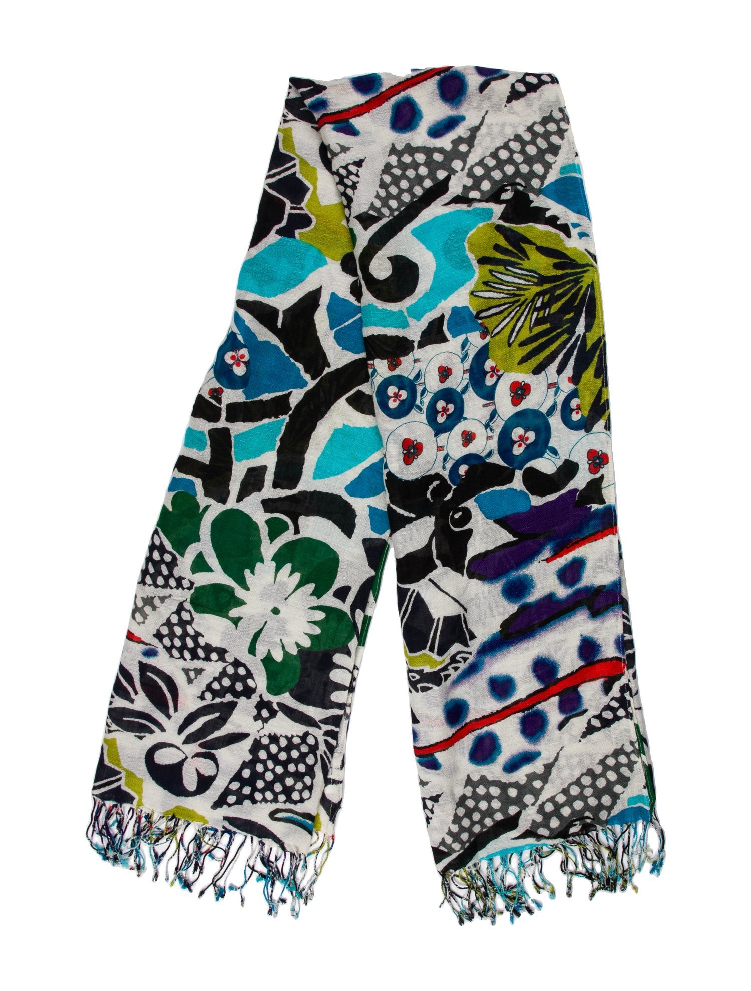 Diane von Furstenberg Floral Print Scarf