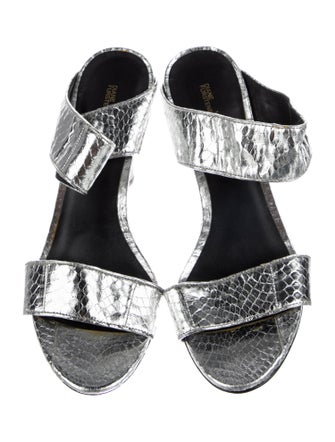 Diane von Furstenberg Leather Slides