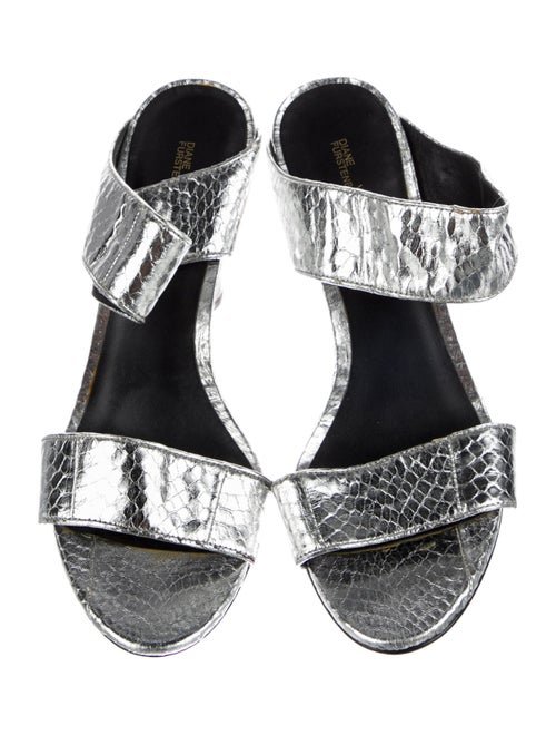 Diane von Furstenberg Leather Slides