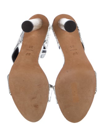 Diane von Furstenberg Leather Slides