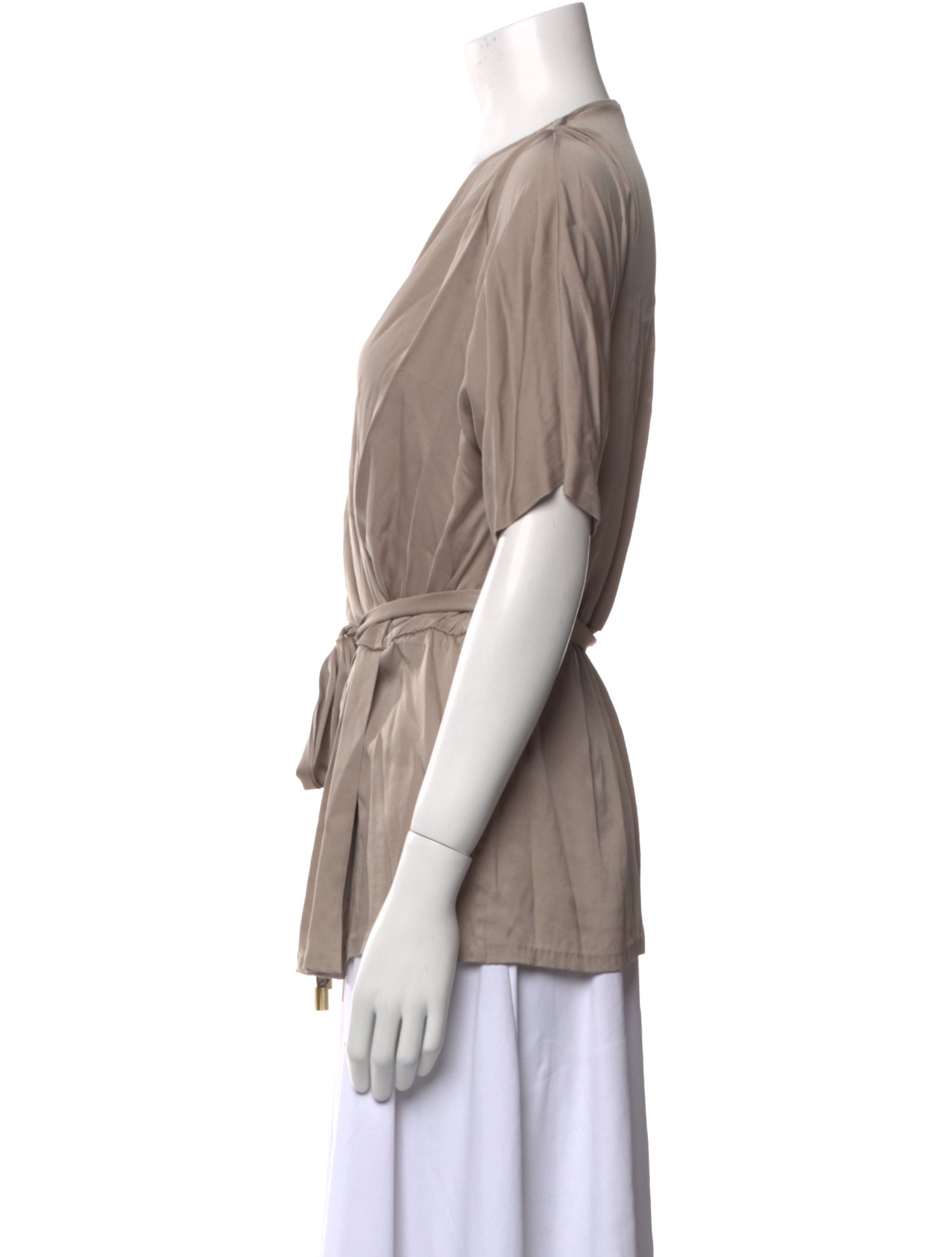 Diane von Furstenberg Silk V-Neck Blouse