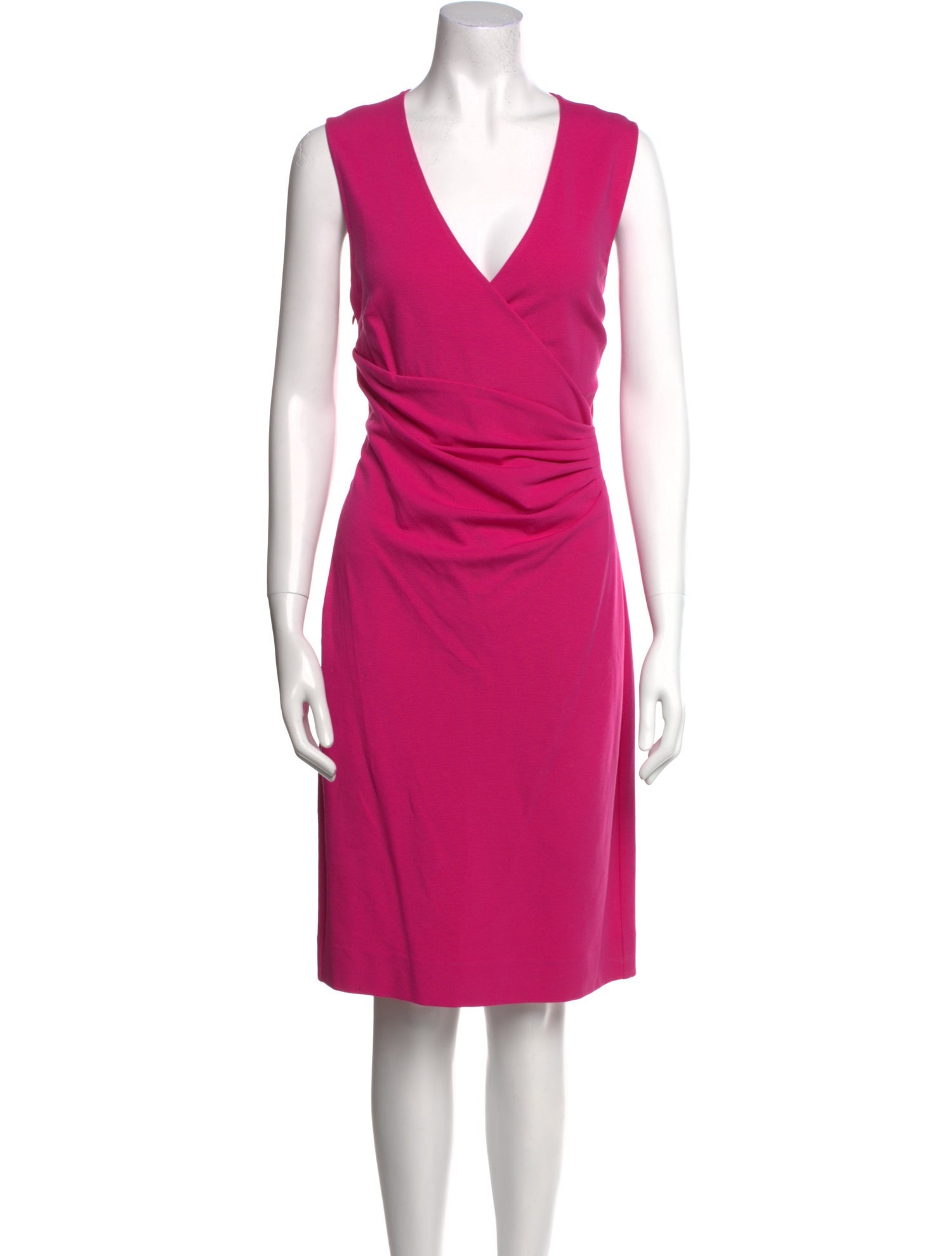 Diane von Furstenberg V-Neck Knee-Length Dress