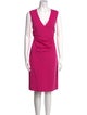 Diane von Furstenberg V-Neck Knee-Length Dress