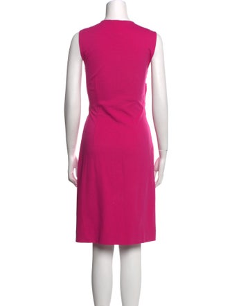 Diane von Furstenberg V-Neck Knee-Length Dress