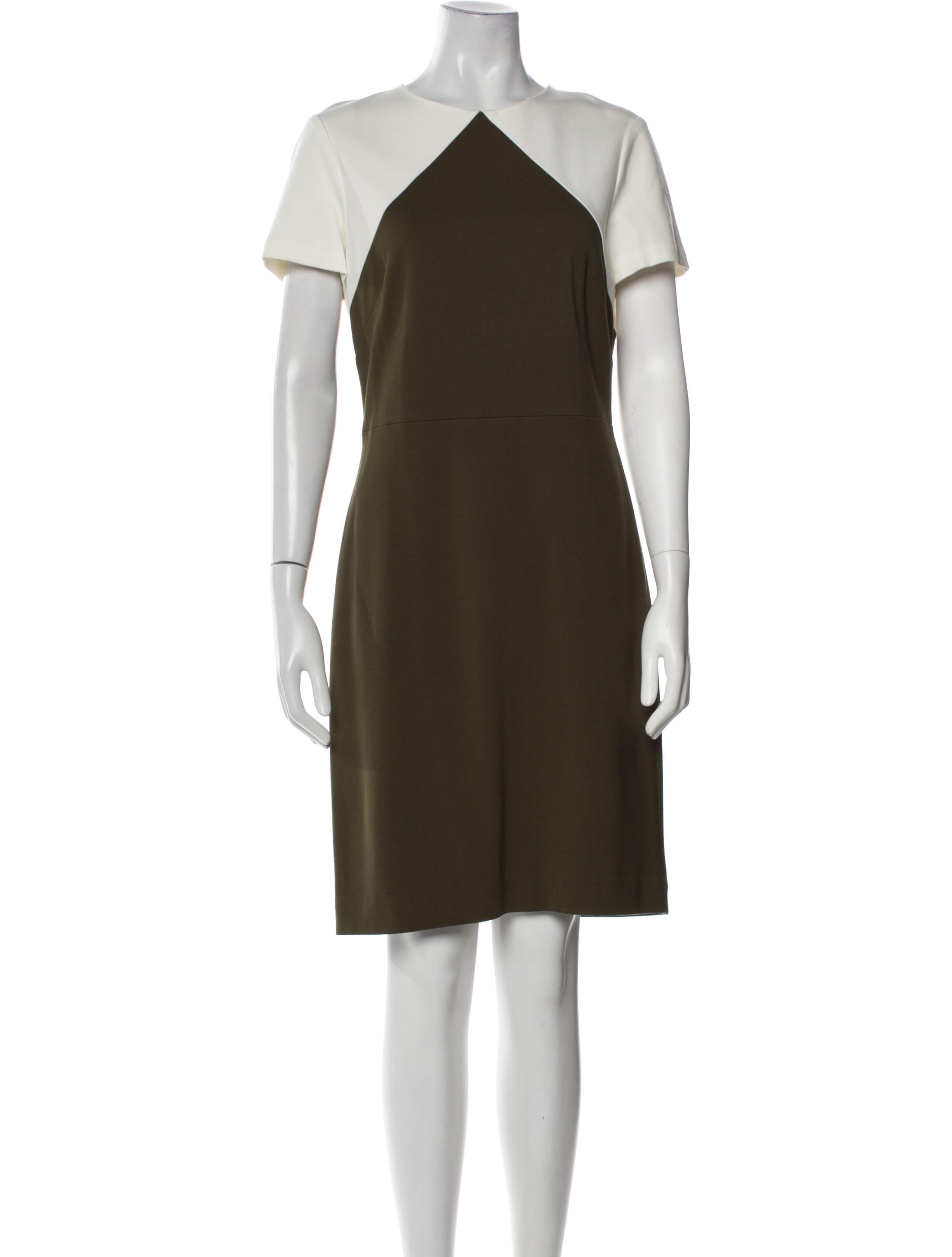 Diane von Furstenberg V-Neck Knee-Length Dress