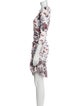 Diane von Furstenberg Floral Print Knee-Length Dress