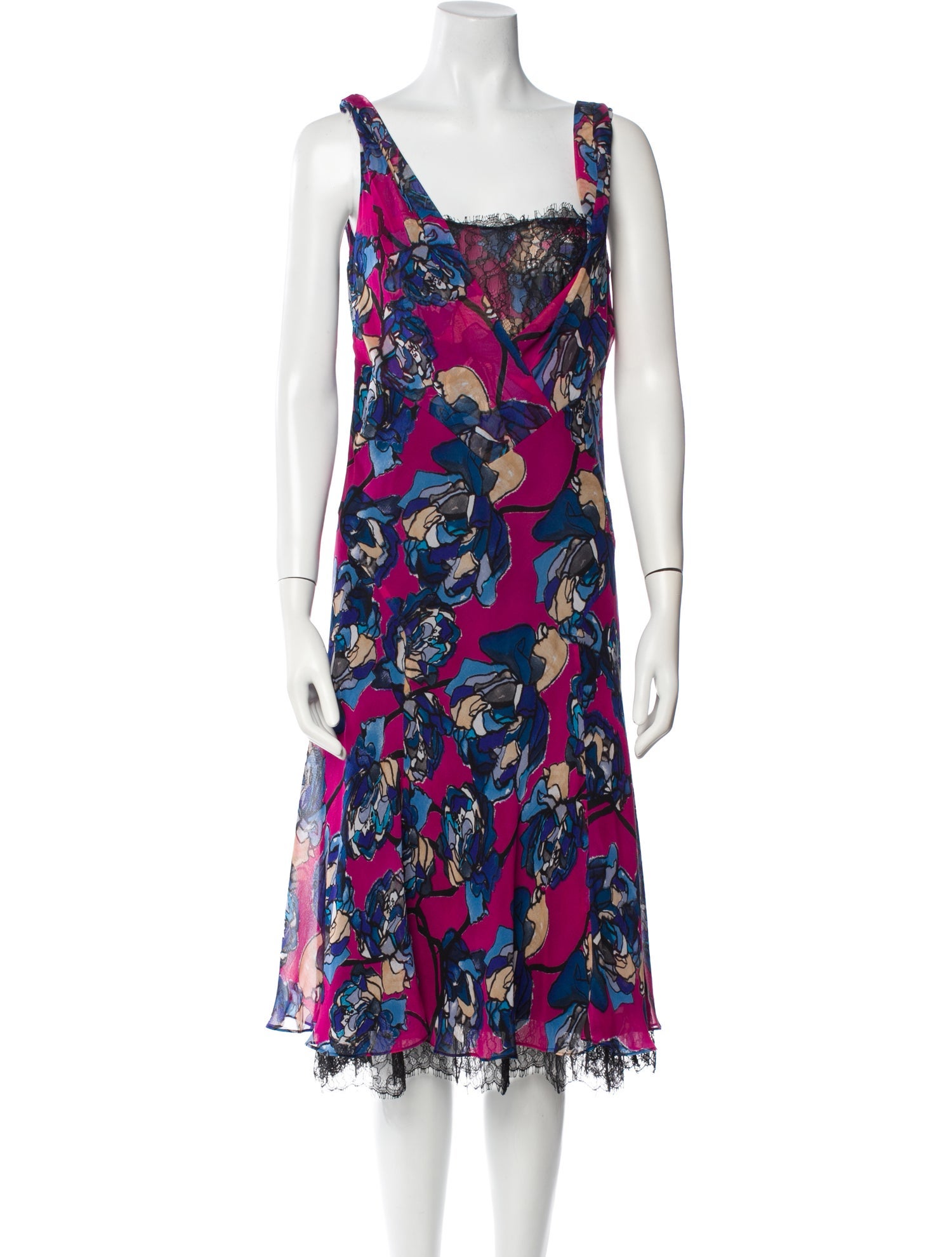 Diane von Furstenberg Silk Midi Length Dress