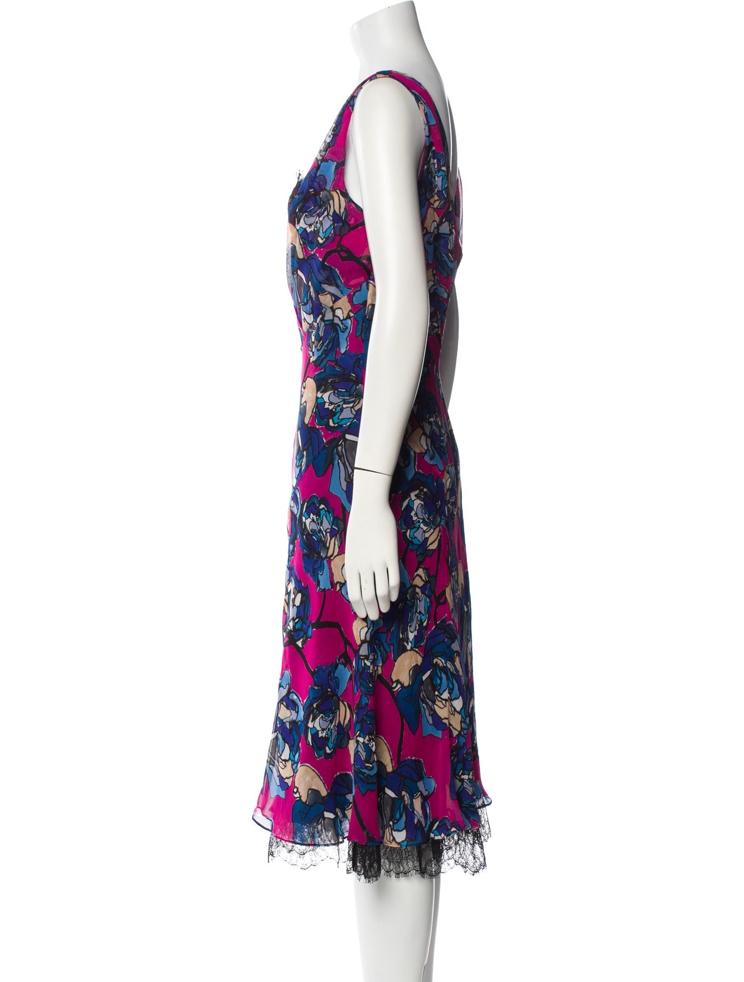 Diane von Furstenberg Silk Midi Length Dress