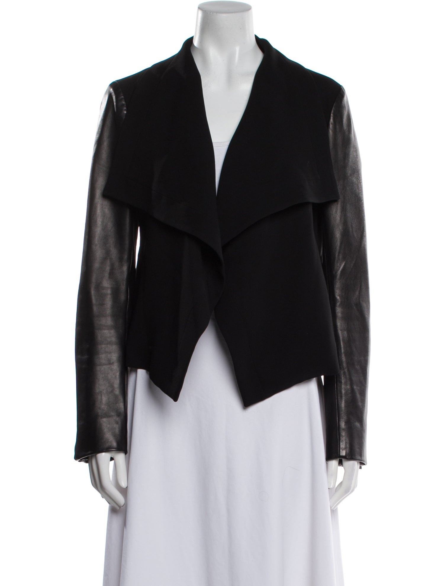 Diane von Furstenberg Leather Evening Jacket