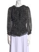 Diane von Furstenberg Silk Animal Print Blouse