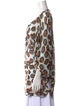 Diane von Furstenberg Printed Cowl Neck Tunic