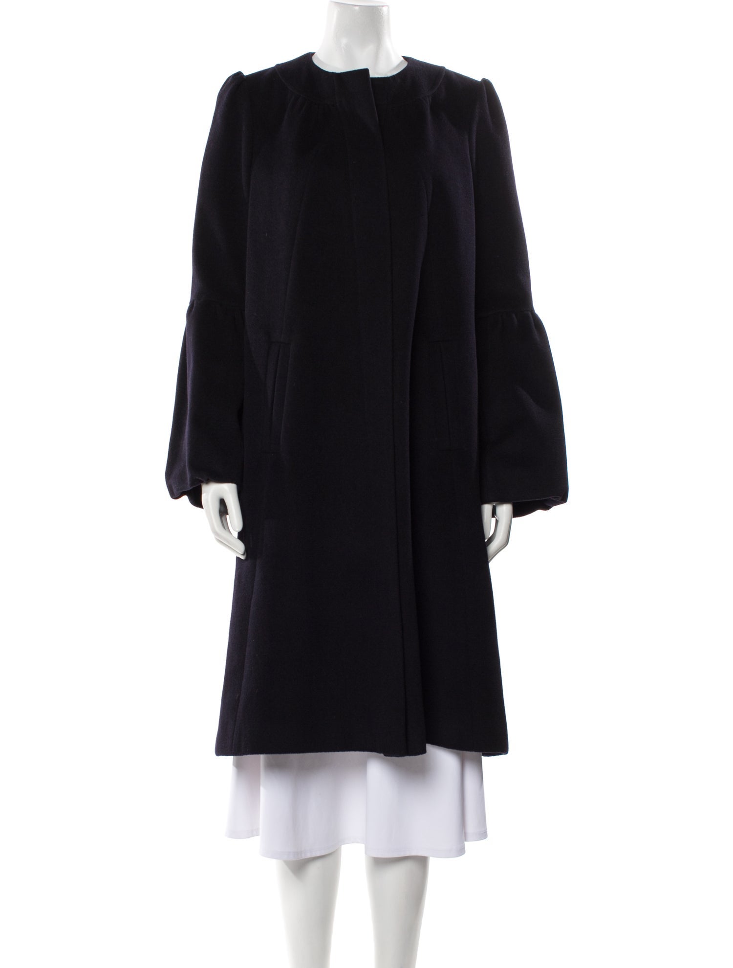 Diane von Furstenberg Wool Faux Fur Coat