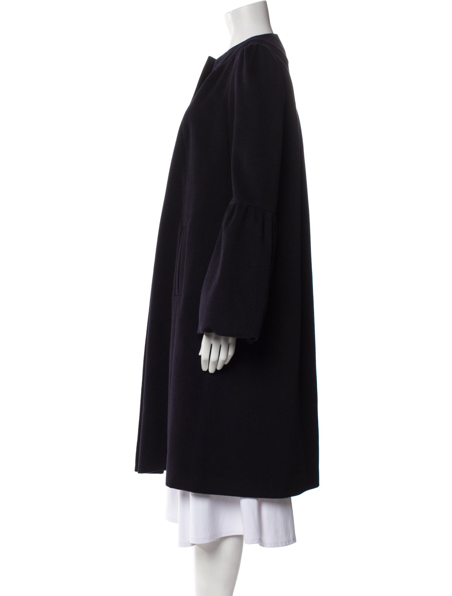 Diane von Furstenberg Wool Faux Fur Coat