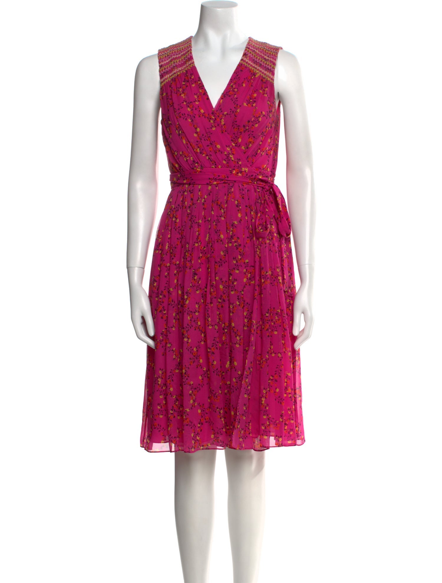 Diane von Furstenberg Silk Knee-Length Dress