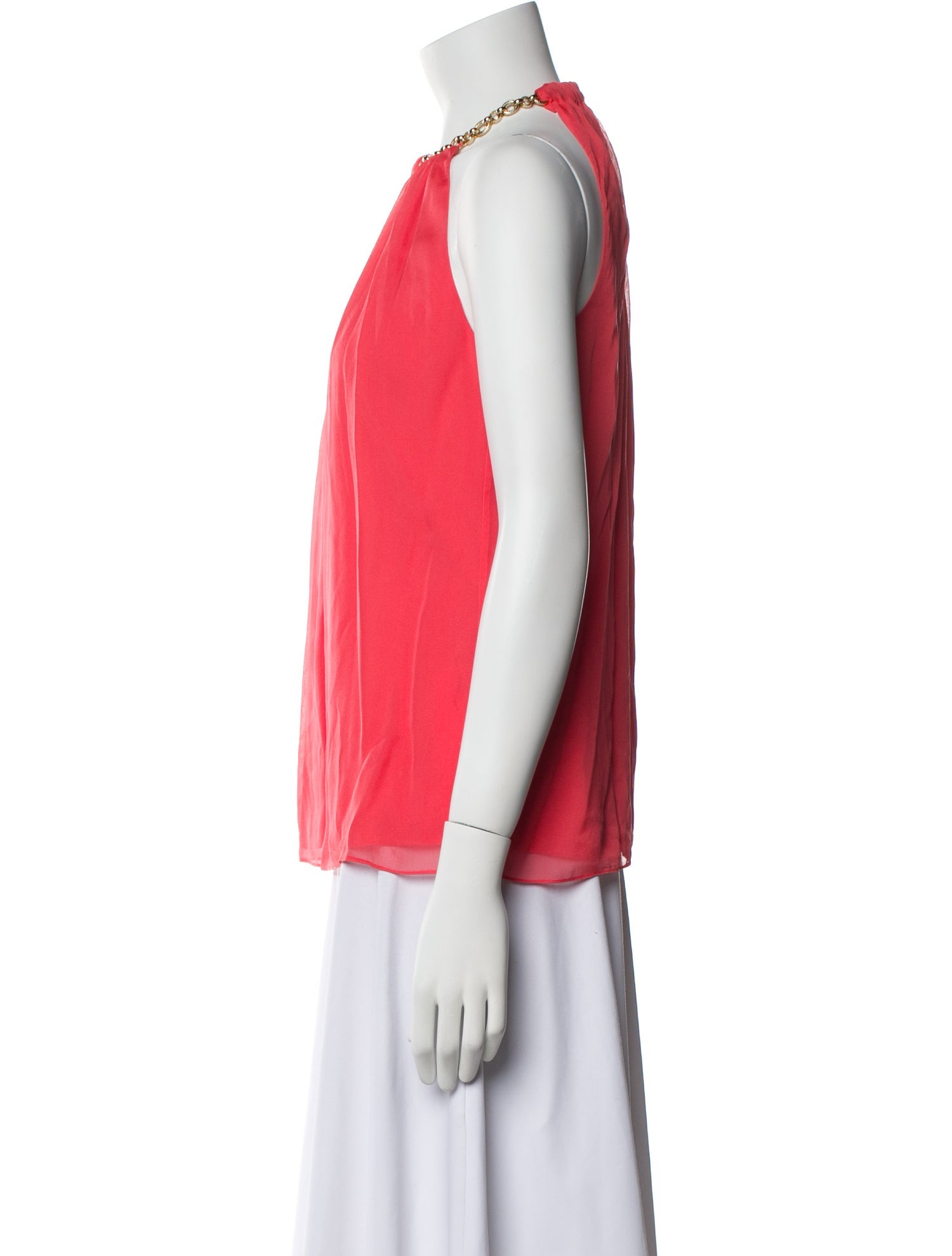 Diane von Furstenberg Silk Halterneck Blouse