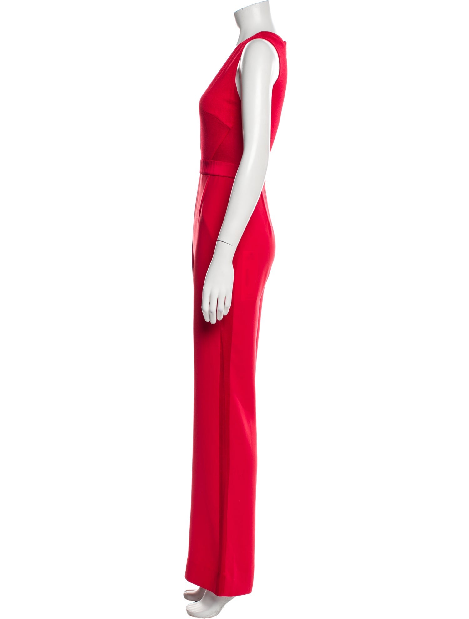 Diane von Furstenberg Plunge Neckline Jumpsuit
