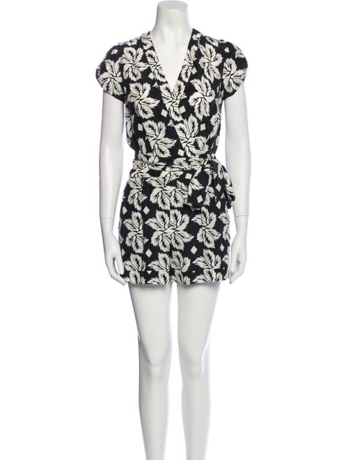 Diane von Furstenberg Silk Printed Romper