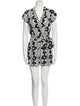 Diane von Furstenberg Silk Printed Romper