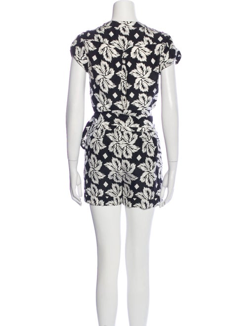 Diane von Furstenberg Silk Printed Romper