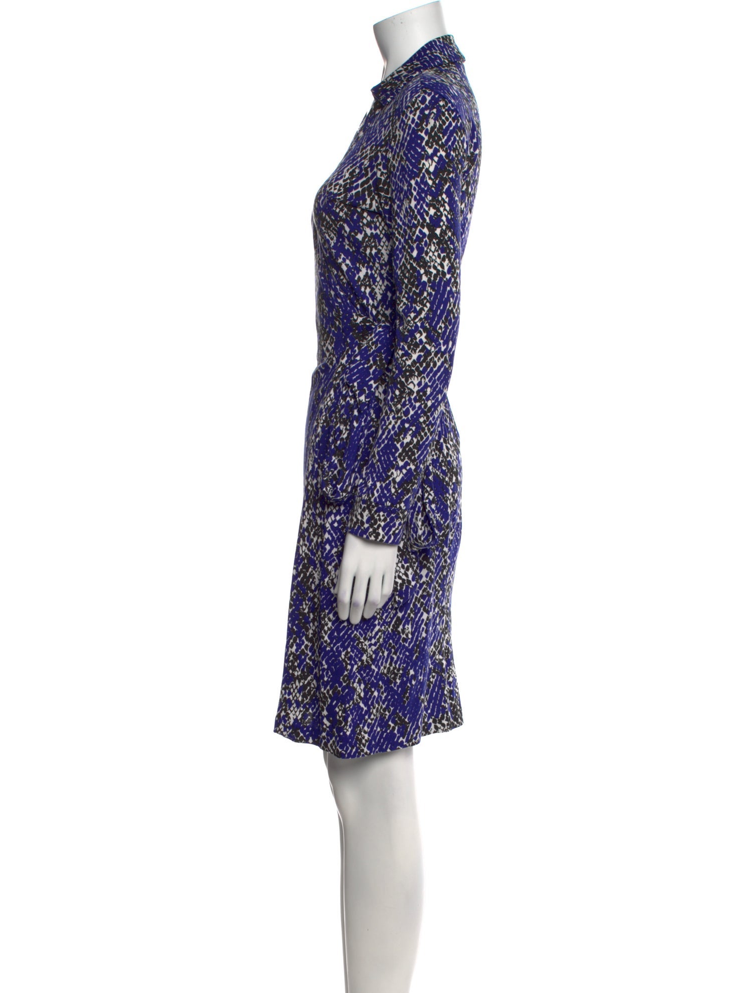 Diane von Furstenberg Printed Knee-Length Dress
