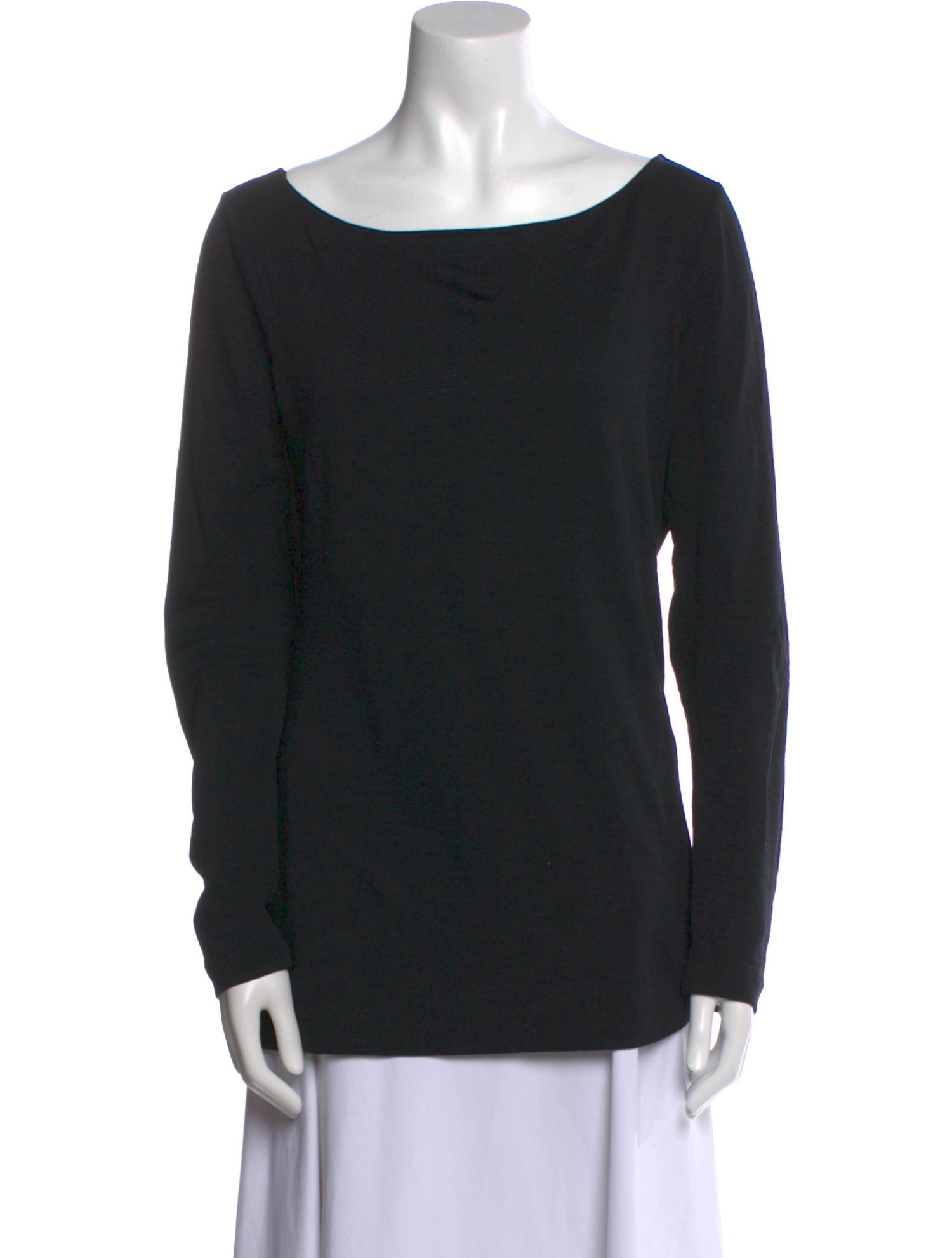 Diane von Furstenberg Wool Bateau Neckline Top