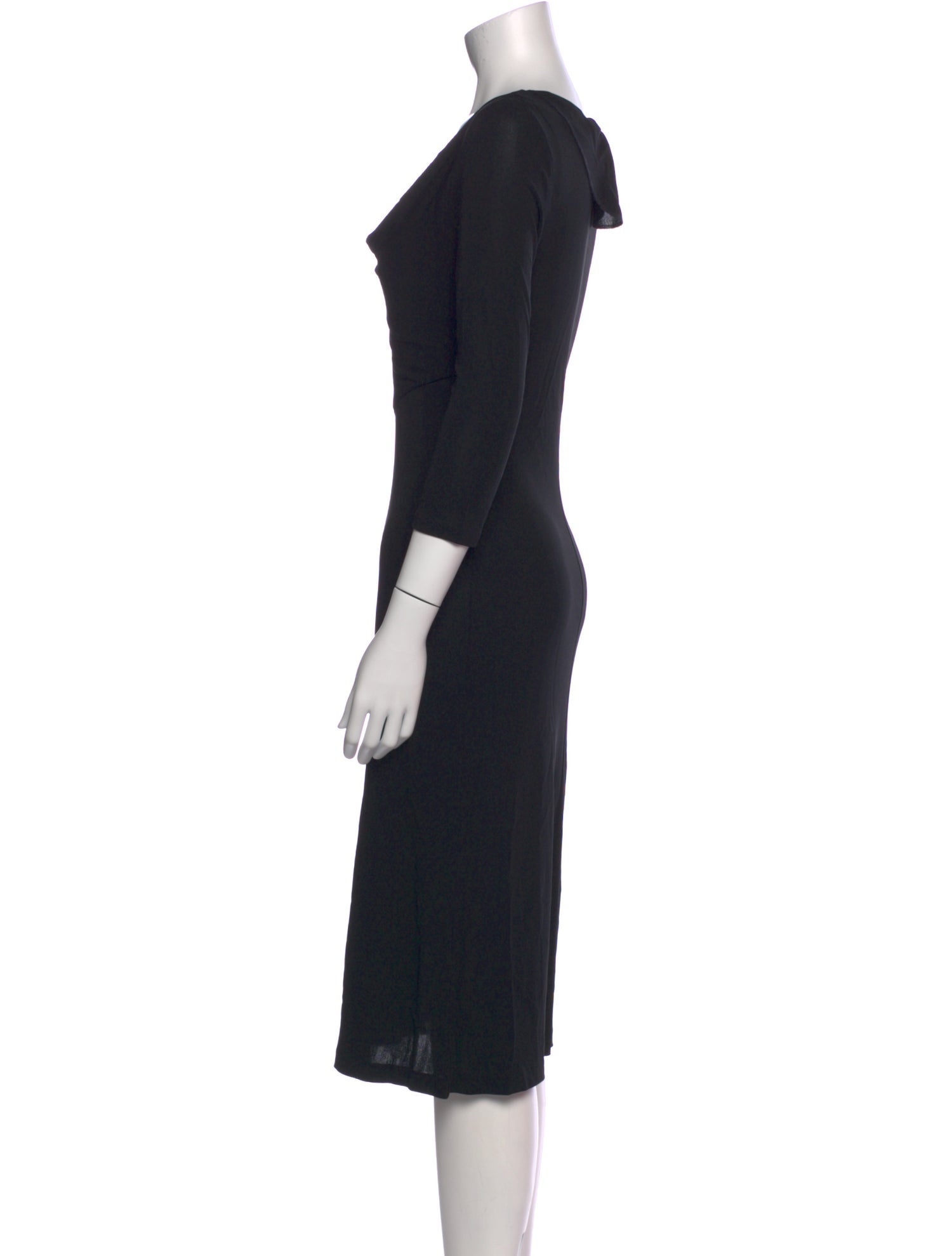 Diane von Furstenberg Cowl Neck Midi Length Dress